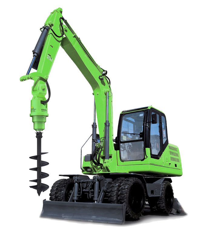 Excavator Attachments Post Hole Digger Earth Auger 260 Bar Max Torque 5477 Nm