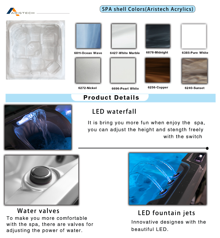 Hydro Massage Bathtubs Outdoor Heated And Jet Pools Romantic Whirlpool Hot Tub