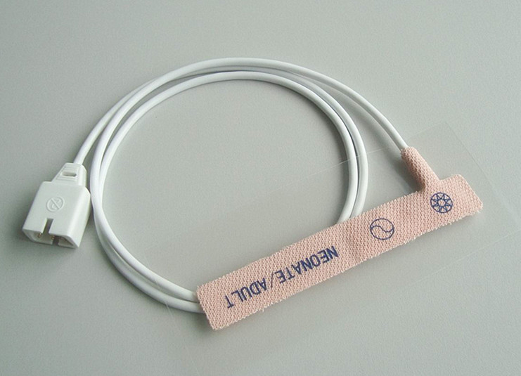Mindray Non Woven Disposable Spo2 Sensor DB9 7 Pin OD 4.0mm TPU Cable