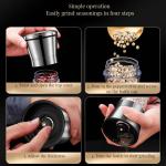 Adjustable Coarseness Bamboo Salt Pepper Grinder Mill Manual Kitchen Supplies