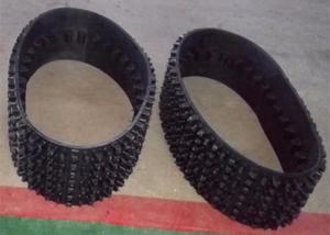 Quality Black Color Snowmobile Parts Tracks , Snowmobile Parts Tracks High Performance wholesale