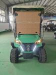 2+2-Seater Luxury Green Electric Golf Cart 14-Inch Off-Road Tires For Various