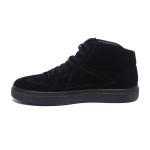 Breathable Rubber Outsole Black Lace Up Casual Shoes