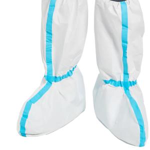 Quality Non Slip Surgical Boot Cover SF Microporous Film Disposable Shoe Covers For Health wholesale
