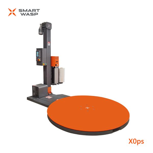 Cheap Newest 300% Pre Stretch CE Automatic Pallet Stretch Wrapping Machine for sale