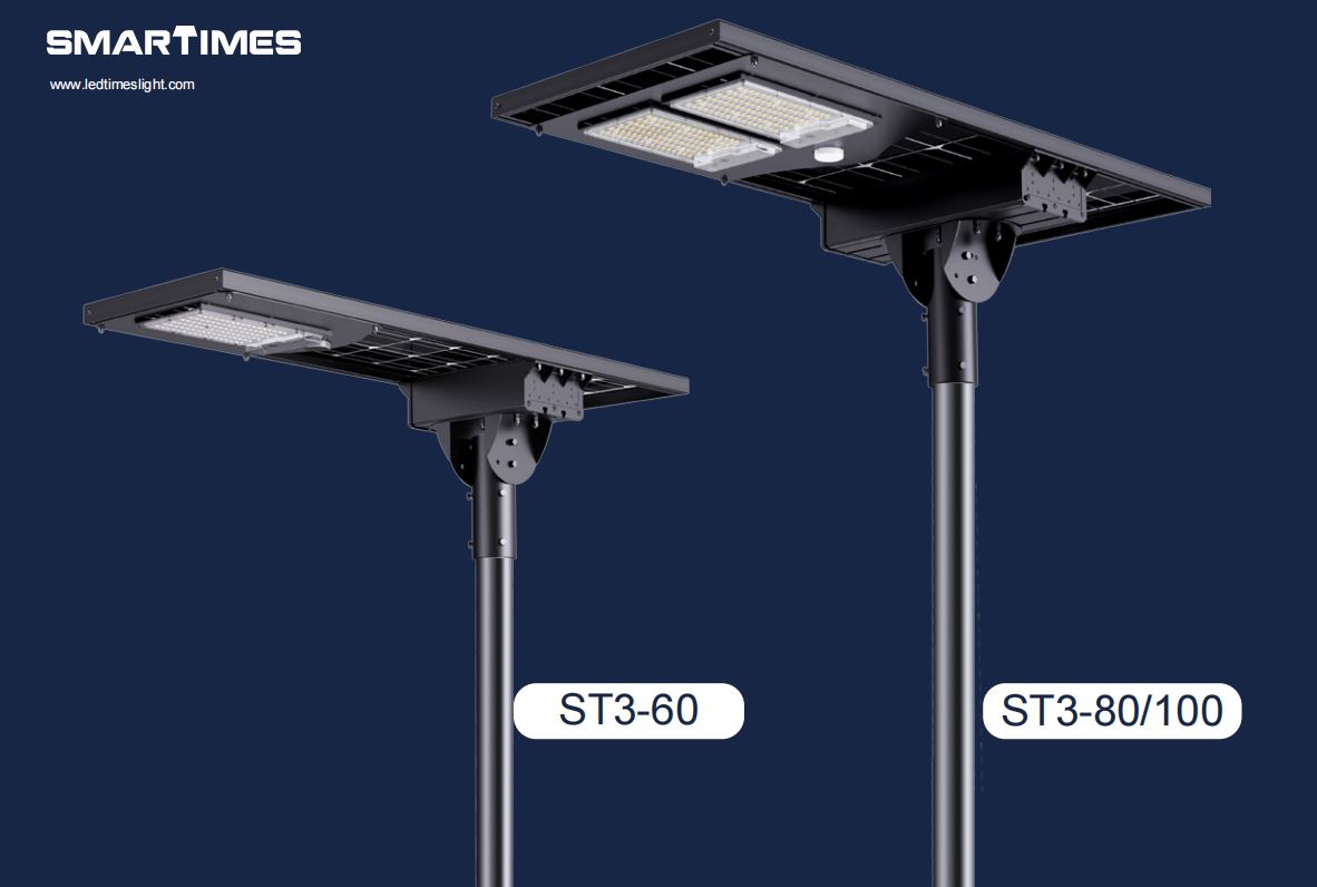 MPPT Controller Integrated Solar Light 7800lm For Road Lighting