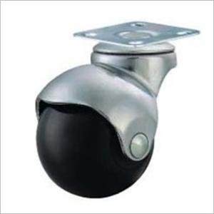Quality chair casters furniture rubber ball wheels for hardwood floors wholesale