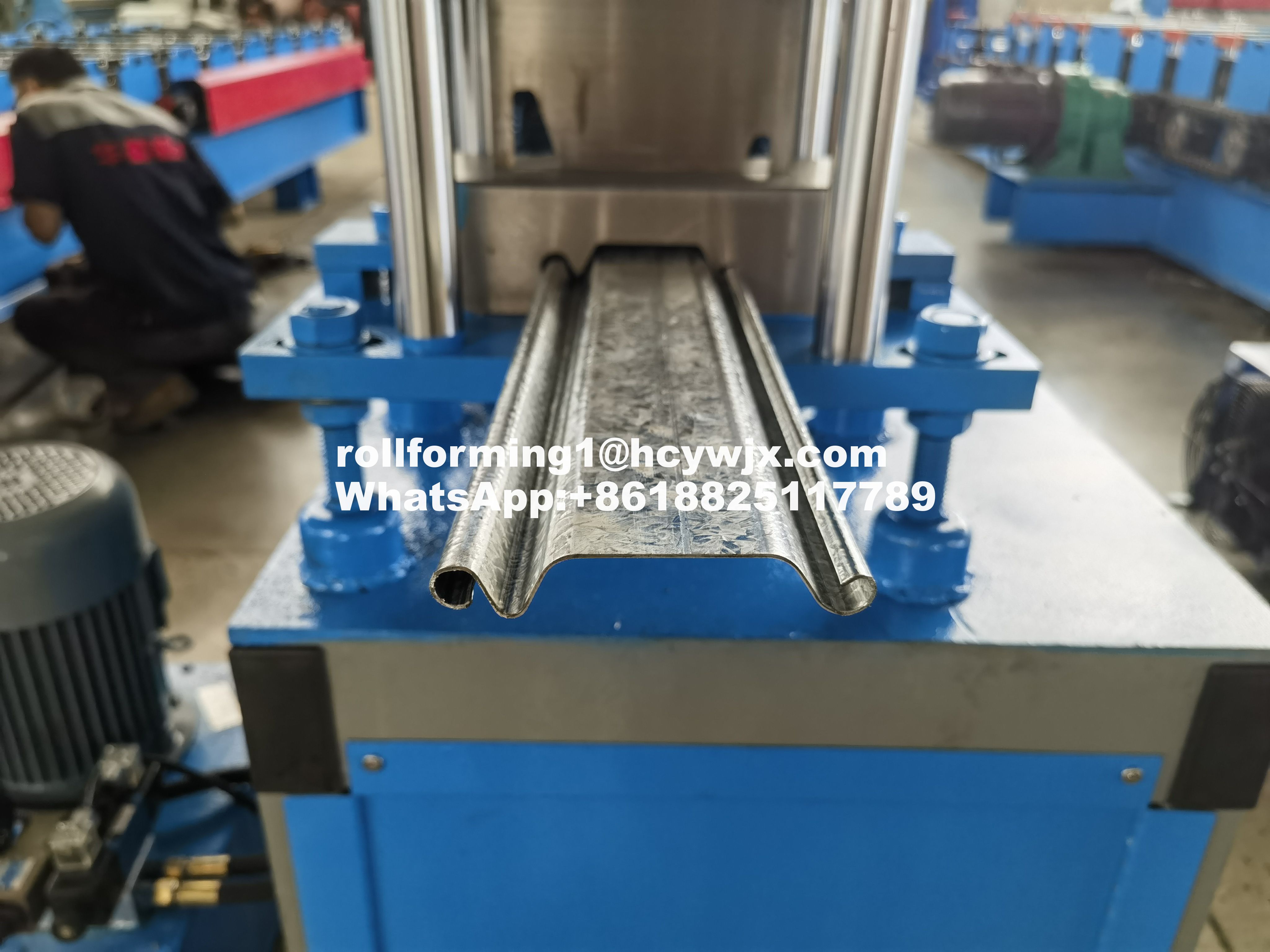 Galvanized Steel Shutter Strip Roll Forming Machine Easy Operation