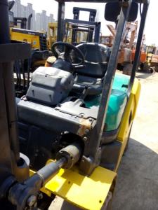 Quality Used Forklift For Sale , 2 Mast komatsu forklift with 3m high wholesale
