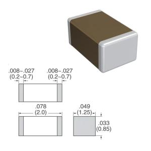 Quality GRM219R61A105KA01D 10V 1uF SMD Ceramic Capacitor wholesale