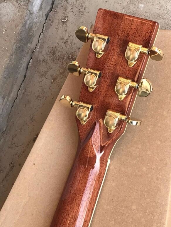 Custom guitar factory new Top Quality Solid Spruce Top Rosewood Back & Sides left handed Acoustic D45 guitar