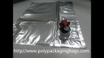 Plastic Flexible Packaging Reusable Bag In Box With Spout , Silver BIB Bags For