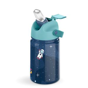 Quality 430ml Leak Proof Tritan Insulated Kids Drinking Water Bottle With Straw wholesale
