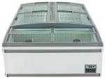 1040L Top Four Sliding Glass Door Island Display Freezer / Horizontal Commercial