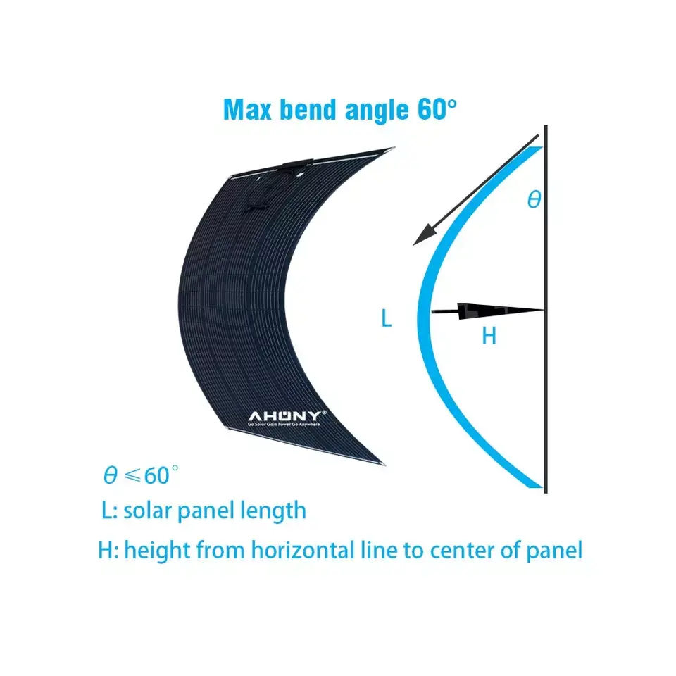 420w Mono Solar Panel Monocrystalline 12 Volt Flexible Solar Panel For RV Boat Marine