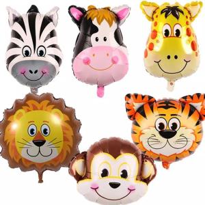 Quality Animal Head Foil Ballons Cartoon Helium Foil Balloon Decoration wholesale
