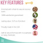 Coconut Oil Oatmeal Aloe Gentle Dog Shampoo And Conditioner 220ML