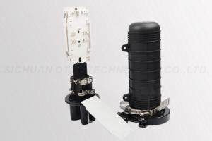 Quality OTOP Fiber Optic Enclosure Vertical 12 Core 2 Inlet 2 Outlet 290*190*110mm wholesale