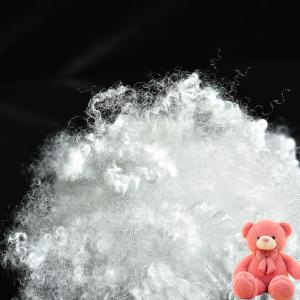 Quality Semi Virgin Non Siliconized Polyester Hollowfibre 15D×32mm With Warmth Retention Property wholesale
