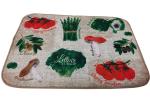 38x50cm Tableware Dish Drainer Mat 220gsm Microfiber Cloth