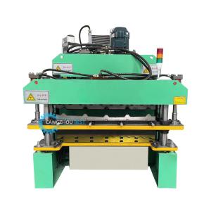 Quality YX840&amp;836 Steel Profile Double Layer Roofing Color Sheet Roll Forming Machine wholesale
