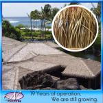 Customized African Tropical Yellow Synthetic Roofing Thatch for Roof Decoration