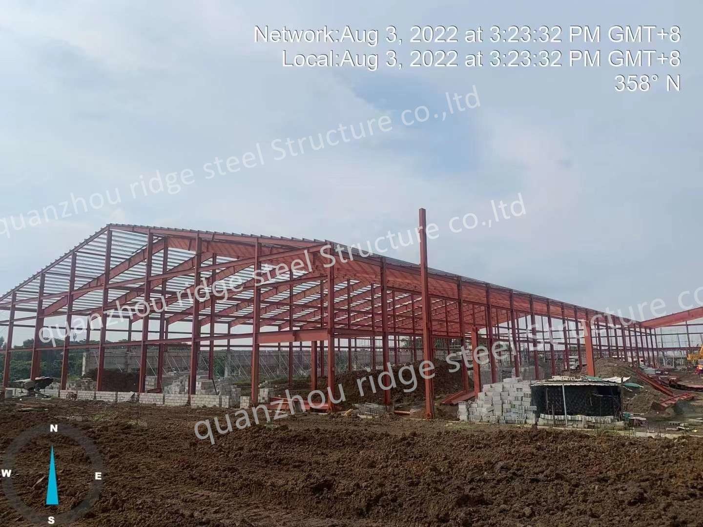 Hot Rolled Steel Structure Warehouse Workshop Plant Steel Structure Prefabricated