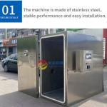 Precooling Machine for Kitchen Chiller Device Made of 304 Stainless Steel Weight