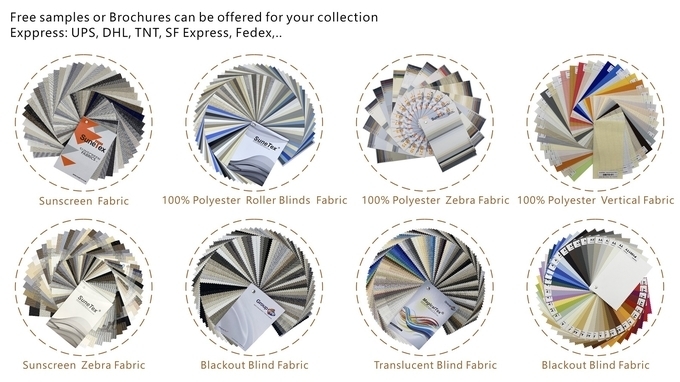 Grade 8 Waterproof Transparent Drapery Fire Proof Retardant Sun Shade Sunscreen Fabrics Textiles 8