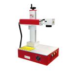 50W/100W Fiber YAG Laser Marking Machine for Metal Leather Crystal Depth Marking