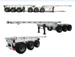 Steel 20FT 40FT Container Long Lifetime Chassis Skeleton Semi Trailer with