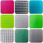 NFPA701 Glossy 0.45mm PVC Mesh Outdoor Tarpaulin Fabric 1000Dx1000D