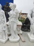 Outdoor garden marble stone statues park marble couple sculptures ,China stone