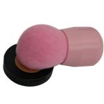 Pink Kabuki Make Up Brushes