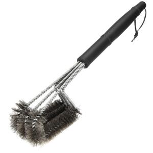 Quality Black 18'' Handle 360 Degree Barbecue Cleaning Brush BBQ Grill Supplies wholesale
