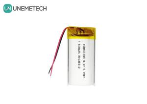Quality 600mAh Rechargeable Li Polymer Battery 851838 3.7V Custom Lipo Battery wholesale