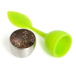 Amazon Hot Stainless Steel BPA-Free Silicone Strainer Loose Leaf Tea Infuser for