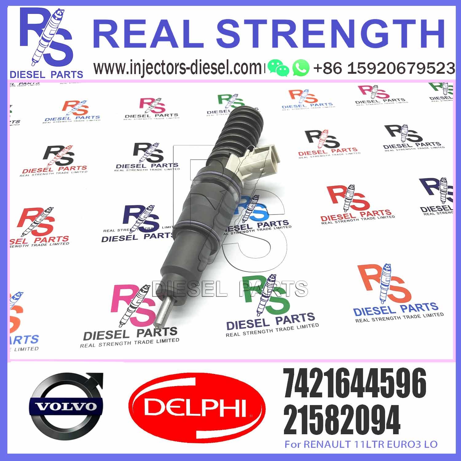 Injector BEBE4D35001 7421644596 21644596 21582094 85003948 7421582094 For VOL-VO TRUCK RVI RENAULT 11LTR EURO3