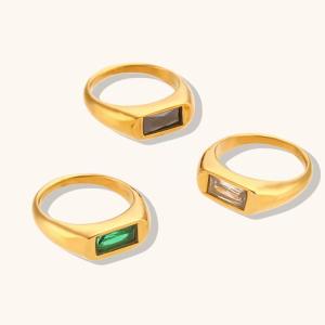Quality Gold Birthstone Fancy Ladies Ring Reusable Lightweight For Women wholesale
