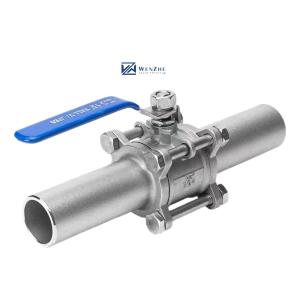 Quality 1000WOG PN16-PN64 Lever With Lock Manual Lengthening Butt Welded Ball Valve Q61F wholesale