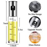 Silver Lecythus Kitchen Home BBQ Sprayer for Grilling Oil Cooking Bottle