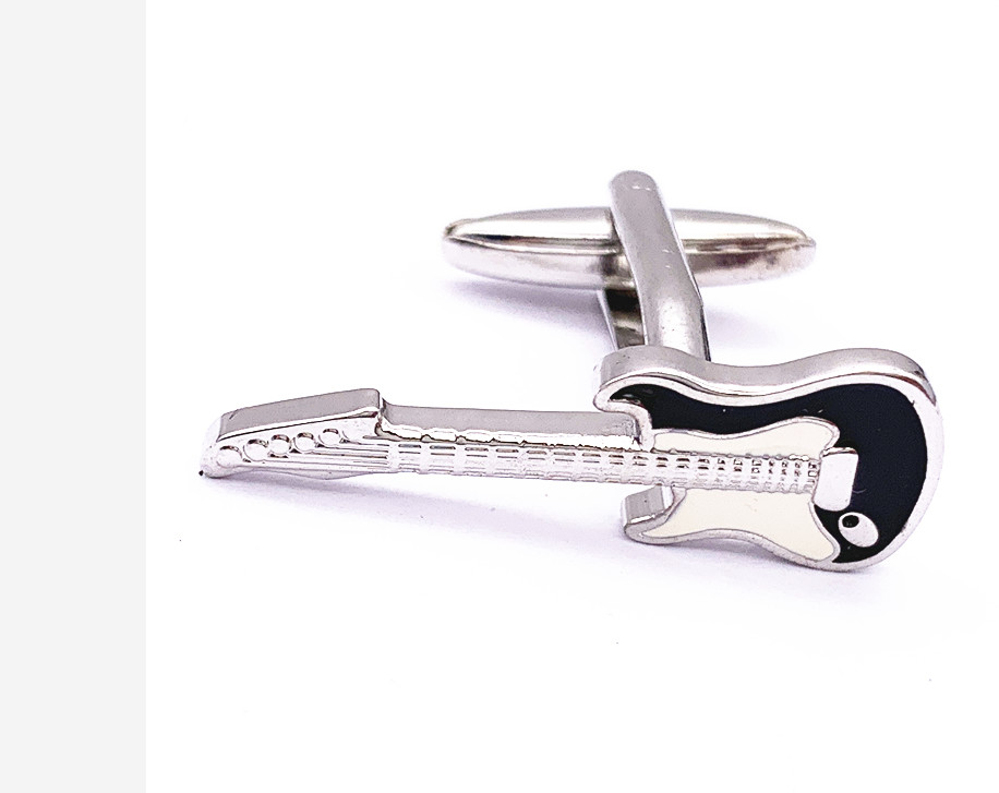 Shirt Sleeve Cufflinks , Glaring Men Gold Plated Cufflinks With Enamel