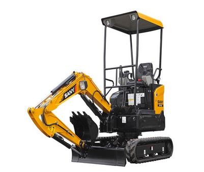 SY16 Lower Fuel Hydraulic Crawler Excavator Wide Applications In Narrow Spaces