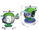 Helicopter coin operated interactive games kiddie swing rides flying expert