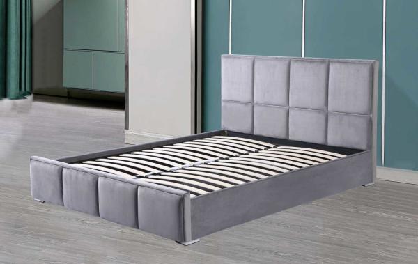 Cheap Hotel 0.355m3 Upholstered Platform Bed With Storage for sale