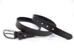Personalized 2.8cm Womens Genuine Leather Belt Alloy Buckle