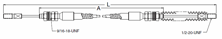 High Temperature Resistant Mechanical Control Cable Clutch Cables for FAW/Yutong Buses