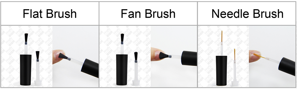 Customizable UV Nail Polish Brush On Gel Polish Nylon Material