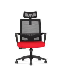 Quality High Back Red Ergonomic Mesh Executive Chairs with home office chair wholesale
