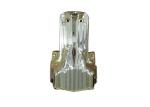 Polished Gold Plastic Coffin Fittings , Casket Hardware Wholesale ABS Material